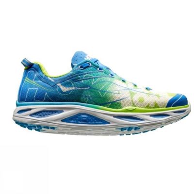 Zapatillas Running Hoka One One Huaka 2 Hombre Verde / Azules - Chile KSN639752